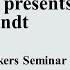 Barak Kalir Presents The Work Of Hannah Arendt