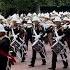 The Massed Bands Of HM Royal Marines March Up The Mall 2024