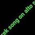 Shrek Song On Alto Sax D Altosax Saxophone Shrek Shreksy