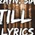 Dusk Till Dawn Zayn Ft Sia LYRICS