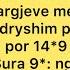 4 Kuran 9 24 Se Ke Degjuar 5 Nga Minuta 10 E 48 Sekonda Behet Sura 14 9 E Lidhur Me 9 7 27