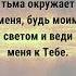 Господи когда тьма окружает меня будь моим светом и веди меня к Тебе
