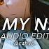 Say My Name David Guetta Bebe Rexha J Balvin Audio Edit