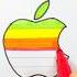 Satisfying Rainbow Apple Logo Shorts Youtubeshorts Apple Satisfying Viral