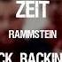 Rammstein Zick Zack Backing Guitar Instrumental