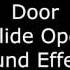 Door Closet Slide Open Close Sound Effects