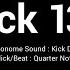 Kick Drum BPM 136