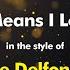 The Delfonics La La Means I Love You Karaoke Version From Zoom Karaoke