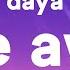 Daya Hide Away Lyrics