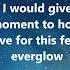 Coldplay Everglow Lyrics HD