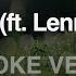 The Chainsmokers ILLENIUM Takeaway Ft Lennon Stella MR Instrumental Karaoke Version