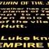 Star Wars Episode VI Return Of The Jedi 1983 Opening Crawl