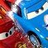 Disney Pixar Cars Fall In Water Lightning McQueen Chick Hicks Sally Doc Hudson Francesco