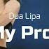 Dua Lipa Not My Problem Lyrics