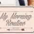 Мое Школьное Утро MY MORNING ROUTINE