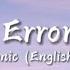 Error Piano Ver English Cover Juby Phonic Lyrics