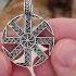 Kolovrat Pendant Handmade Viking Jewelry