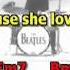 She Loves You Beatles Best Karaoke Instrumental Lyrics Chords