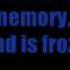 Celldweller Frozen Lyrics