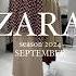 ZARA Autumn Collection 2024 SEPTEMBER