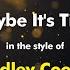 Bradley Cooper Maybe It S Time Karaoke Version From Zoom Karaoke