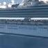 Ил 38Н пролетает рядом с круизным лайнером Sapphire Princess США