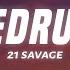 21 Savage Redrum Lyrics