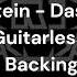 Rammstein Das Modell Guitarless Guitar Backing Track