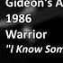 Gideon S Army I Know Someone