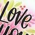 Colorful Blending Over Lettered Card