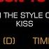 Kiss Reason To Live Karaoke EZ Sing