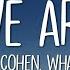 Jo Cohen Whales We Are Lyrics