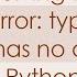 Resolving The AttributeError Type Object Object Has No Attribute Dtype In Python Pandas