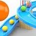 Learn Colors And Shapes With Marble Maze Run And Wooden Hammer Educational Toys