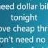 Sia Cheap Thrills Lyrics