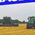 Наш дальнобой не успевает но дождь их выручил Техника Jonh Deere на уборке ячменя
