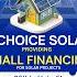 Small Finance For Solar Projects By F Choice Solar