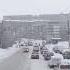Мурманск Murmansk Перекрёсток проспект Кирова ул Марата Люди спешат домой