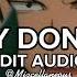 Why Don T U Edit Audio