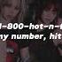 LESSERAFIM 1 800 HOT AND FUN LYRIC