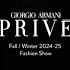 Giorgio Armani Privé Fall Winter 2024 25 Show