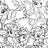 BIGGEST Coloring Pages MY LITTLE PONY How To Color My Little Pony MLP Easy Drawing Tutorial Art