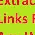 How To Scrape Extract All Links From Any Web Page Easily