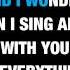 Everlong Foo Fighters Karaoke With Lyrics No Lead Vocal