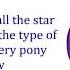 My Little Pony Becoming Popular The Pony Everypony Should Know Lyrics