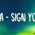 Sananda Maitreya Sign Your Name Lyrics