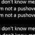 Manafest Pushover Lyrics