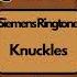 Siemens Ringtone Knuckles
