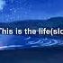 Amy Macdonald This Is The Life 𝓼𝓵𝓸𝔀𝓮𝓭 𝓹𝓲𝓽𝓬𝓱 𝓭𝓸𝔀𝓷