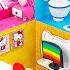 Make Cute 5 Color House With My Melody Bedroom Kuromi Room From Clay For Hello Kitty And Friends